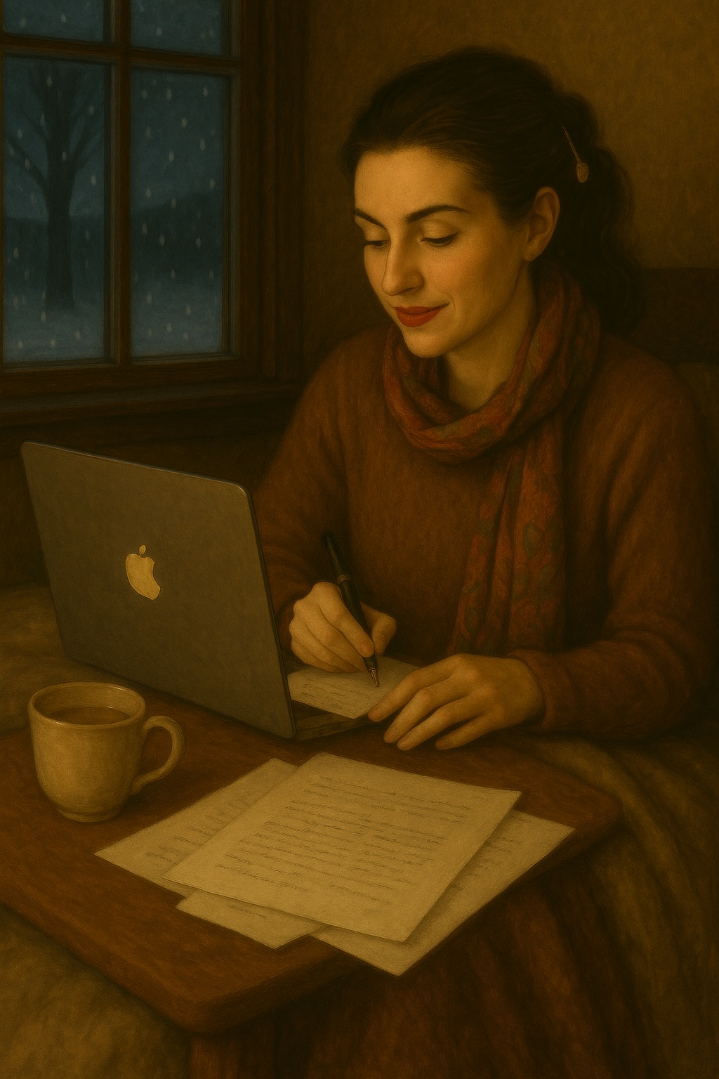 A thoughtful image related to the journal post